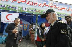 بازدید سردار مومنی از پست های ایمنی و سلامت مازندران