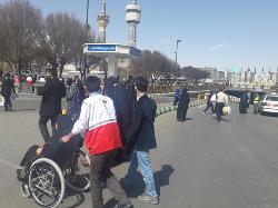 بهره مندی حدود 4 هزار زائر حضرت امام رضا (ع) از خدمات تیم سحاب 