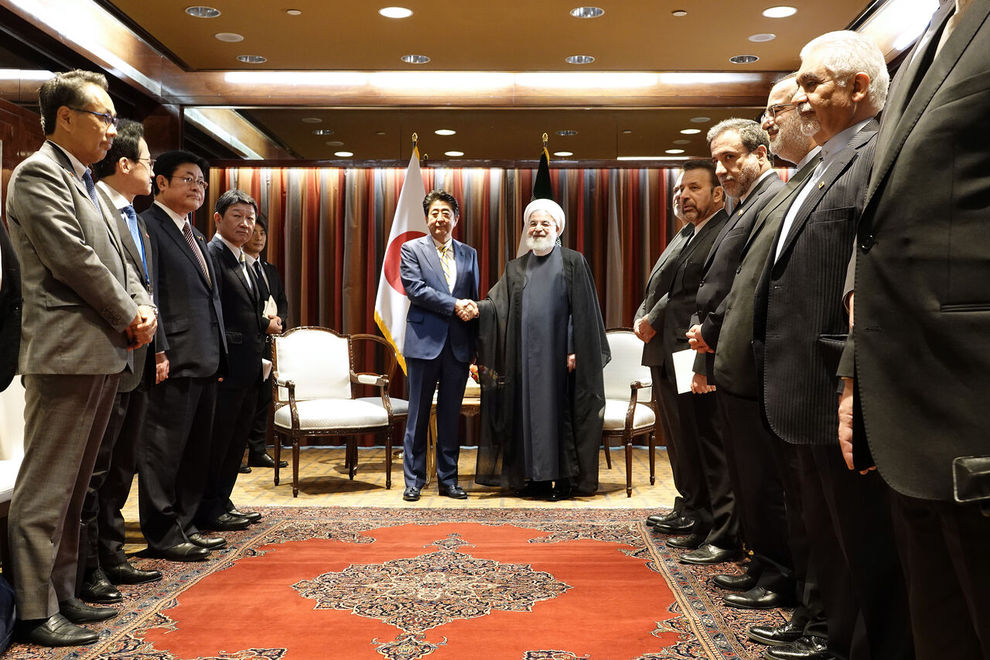 همه خنده‌های معنادار روحانی در نیویورک + عکس