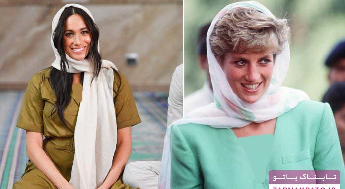 تصاویر جالب ملکه‌ها و پرنسس‌ها با پو‌شش حجا‌ب! + عکس