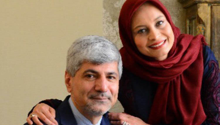 ژست صمیمی مریم کاویانی در کنار رامین مهمانپرست + عکس