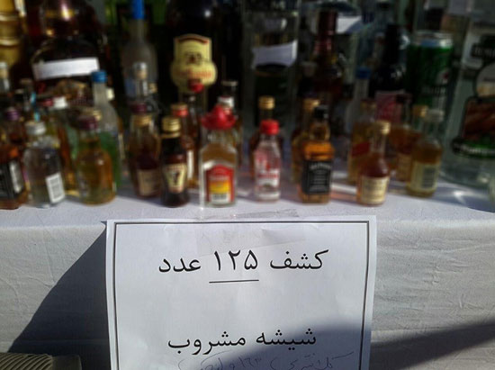 کلکسیون مشروبات الکلی خارجی در شمال پایتخت + عکس