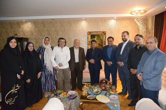 رضا رویگری میزبان مسئولان شهر تهران + عکس
