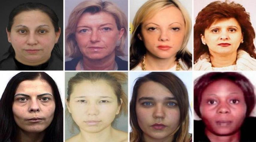 این زنان تحت تعقیب‌ترین زنان جنایتکار در اروپا  هستند +تصاویر