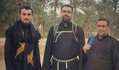 پسر سید حسن خمینی در راهپیمایی اربعین + عکس
