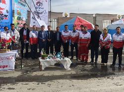 بازدید مدیرعامل جمعیت هلال احمر استان مرکزی از پست‌ و پایگاه‌های نوروزی