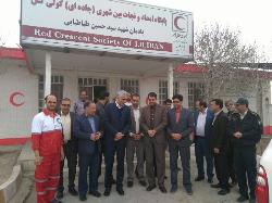 بازدید استاندار فارس از طرح‌های نوروزی هلال‌احمر خرمبید