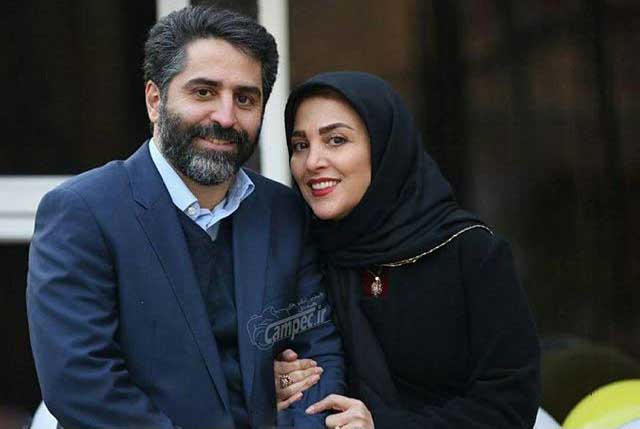 مجری معروف و جنجالی زن تلویزیون در کنار همسرش +عکس