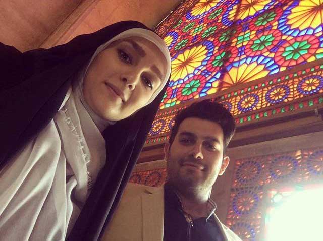 سلفی مجری معروش شبکه 3 به همراه همسرش +عکس