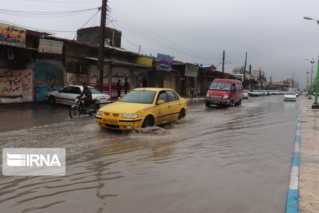 آبگرفتگی خیابان‌ها پس از پنج میلیمتر بارندگی! + عکس