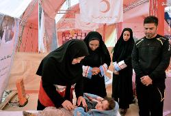 ارائه خدمات امدادی به 525 تن از هموطنان در استان زنجان