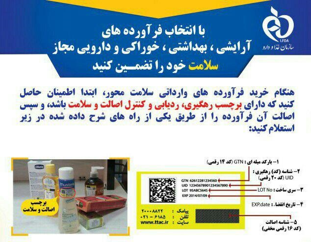 معرفی سامانه ردیابی، رهگیری و کنترل اصالت فرآورده‌های سلامت محور و تاثیر آن در کنترل قاچاق