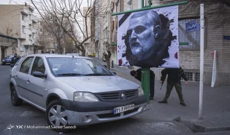 حال و هوای شهر تهران در پی شهادت سپهبد قاسم سلیمانی + عکس