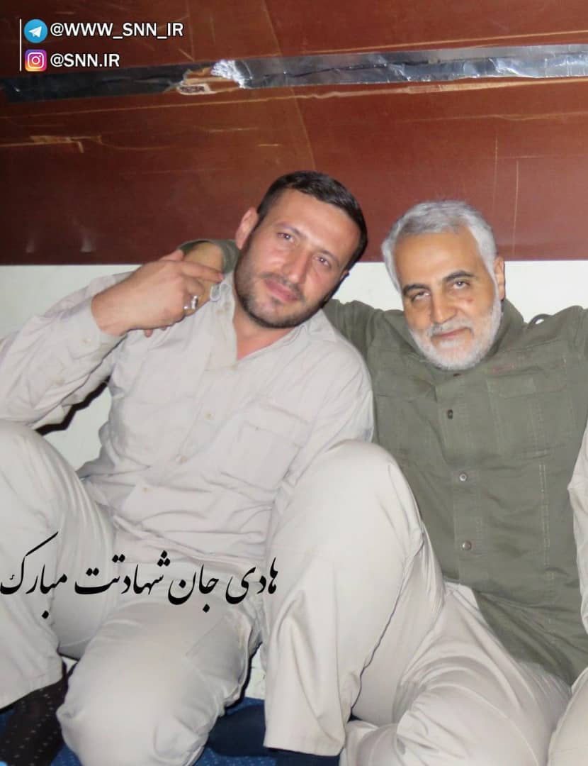 شهید هادی طارمی محافظ حاج قاسم سلیمانی + عکس
