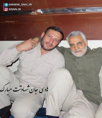 شهید هادی طارمی محافظ حاج قاسم سلیمانی + عکس