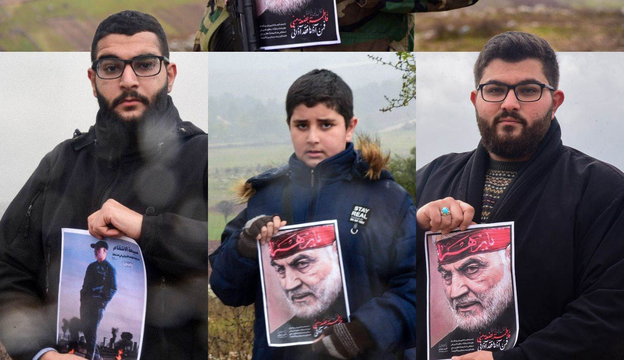 تصاویر حاج قاسم سلیمانی در مرز فلسطین اشغالی +‌ عکس