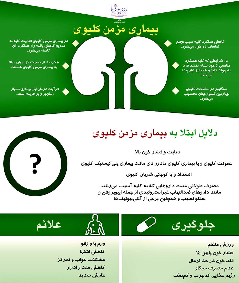  سلامت کلیه را جدی بگیرید + اینفوگرافیک