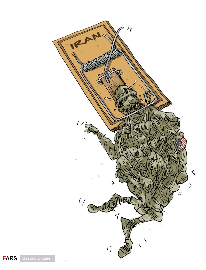 سربازان آمریکایی در تله + عکس