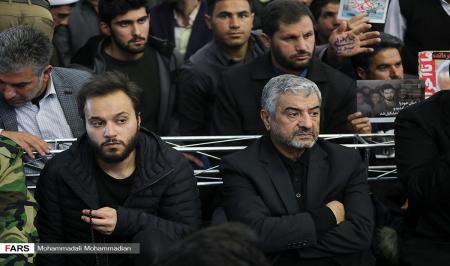 فرز‌ندان حاج قاسم در مراسم چهلمین روز شهادت سردار + عکس