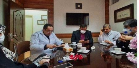 دو نماینده پزشک منتخب در بیمارستان بیماران مبتلا به کرونا + عکس