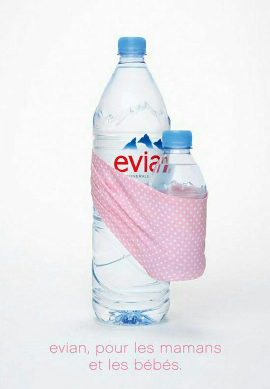 کار جالب آب معدنی Evian برای مادرانی که به تازگی مادر شده اند! + عکس