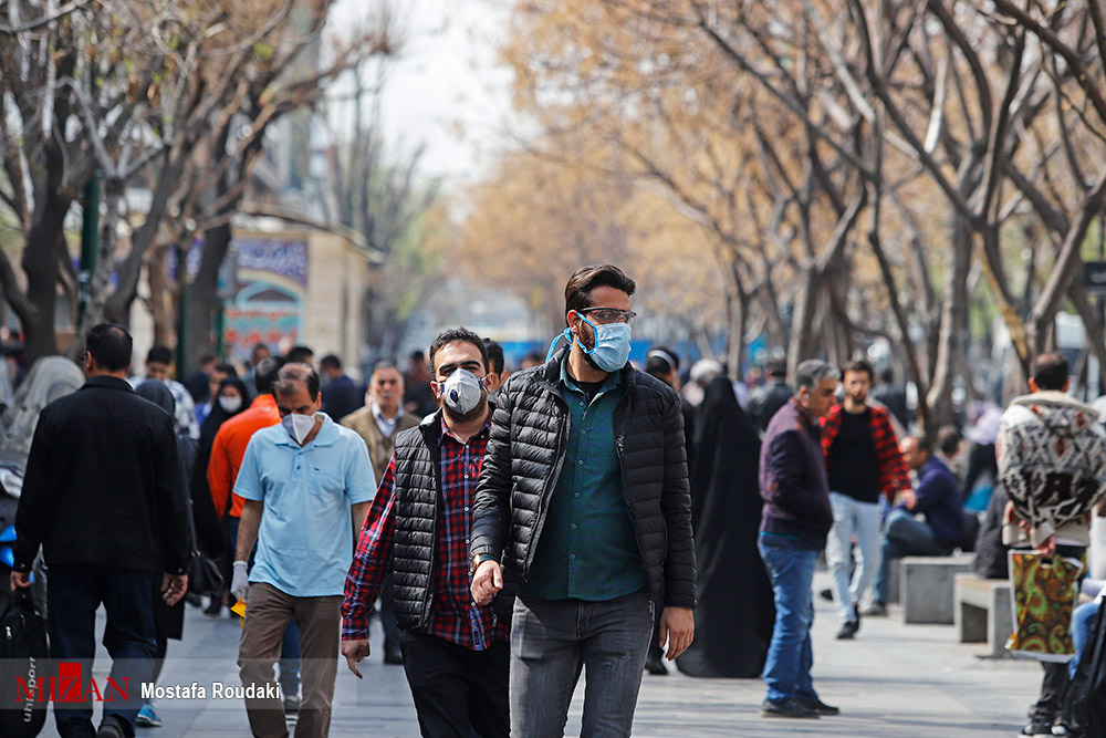 تجمع و شلوغی بازار تهران زیر سایه سنگین کرونا + عکس