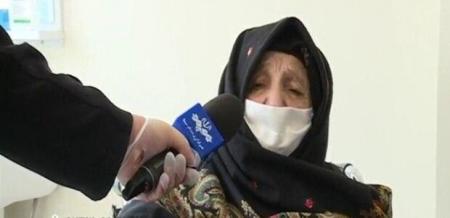 غلبه بانوی ۸۵ ساله گرگانی بر ویروس کرونا + عکس