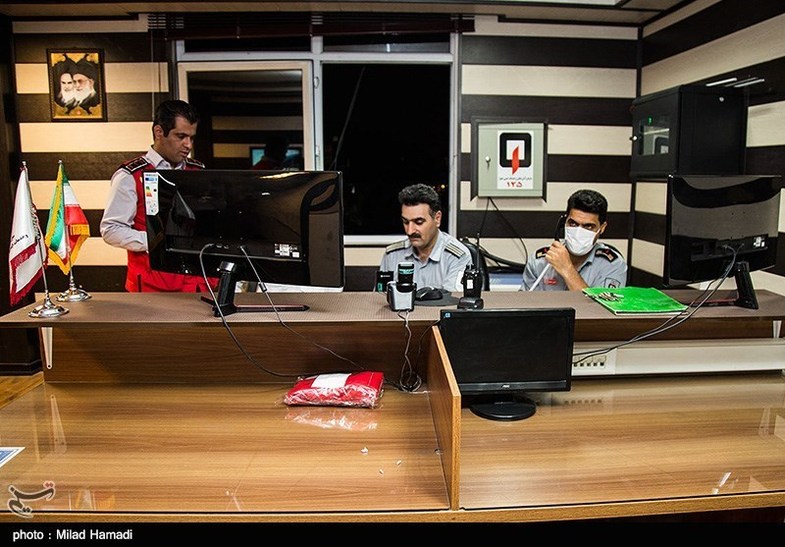 با مردان آتش نشان در چهارشنبه آخر سال+ عکس
