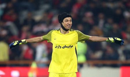  بهتاش فریبا درون دروازه نساجی مقابل پرسپولیس + عکس