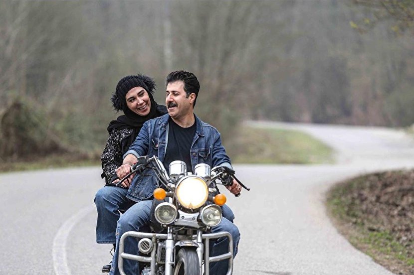 عکس رحمت و همسرش به سبک فیلم همسفر