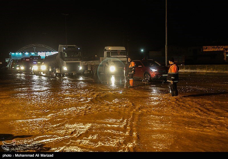 بلایی که سیل بر سر قم آورد+ عکس