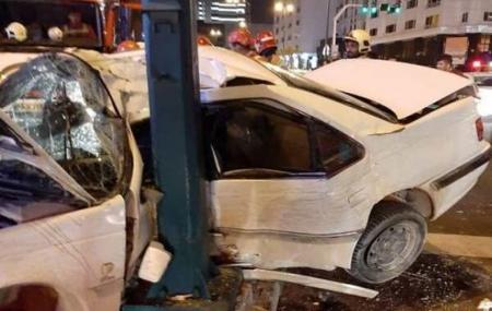 ماجرای تصادف راننده پژو پارس تقاطع دادمان +عکس