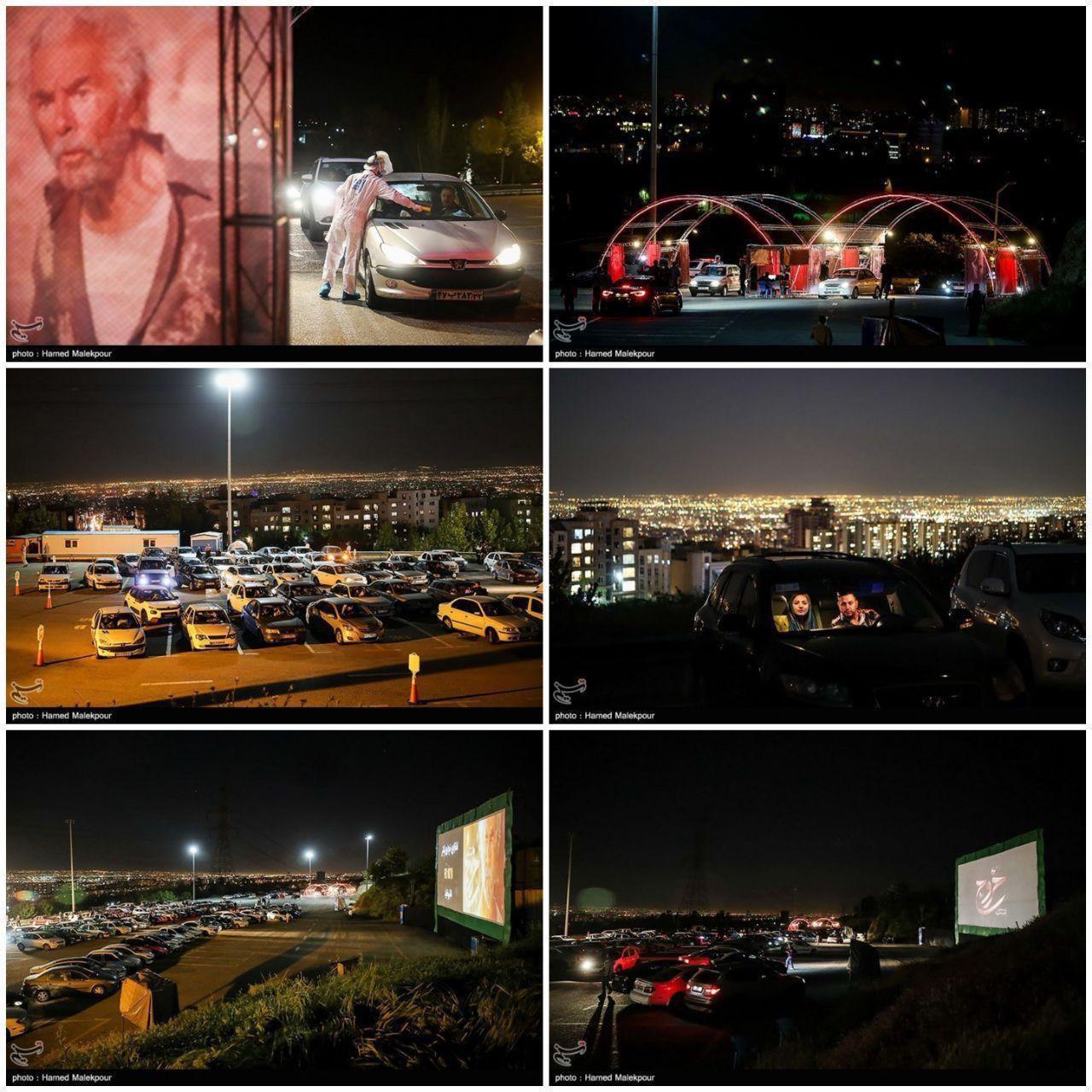 خروج حاتمی‌کیا در سینما ماشین + عکس