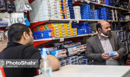بازدید سرزده بازرس سازمان صمت از فروشگاه های لوازم خودرو + عکس