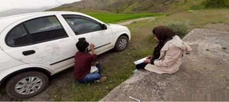 تدریس روی بدنه خودرو + عکس