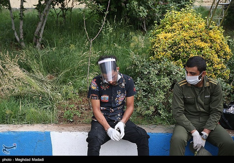 تدابیر ضدکرونایی در د‌ستگیری سارقان و مالخران + عکس
