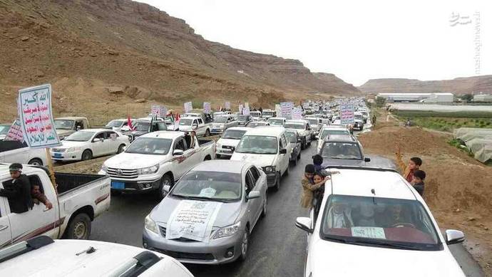 راهپیمایی روز قدس خودروها در یمن+ عکس