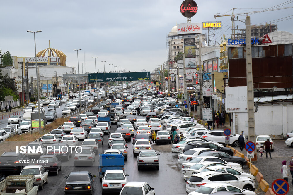 شلوغی کم سابقه «شمال» در تعطیلات عید فطر + عکس