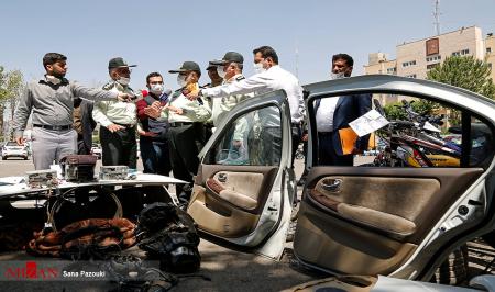 ماکسیمای تکه تکه شده مسروقه در تهران + عکس
