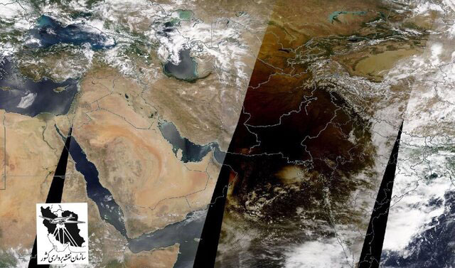 اثر خورشیدگرفتگی بر تصاویر ماهواره‌ای + عکس