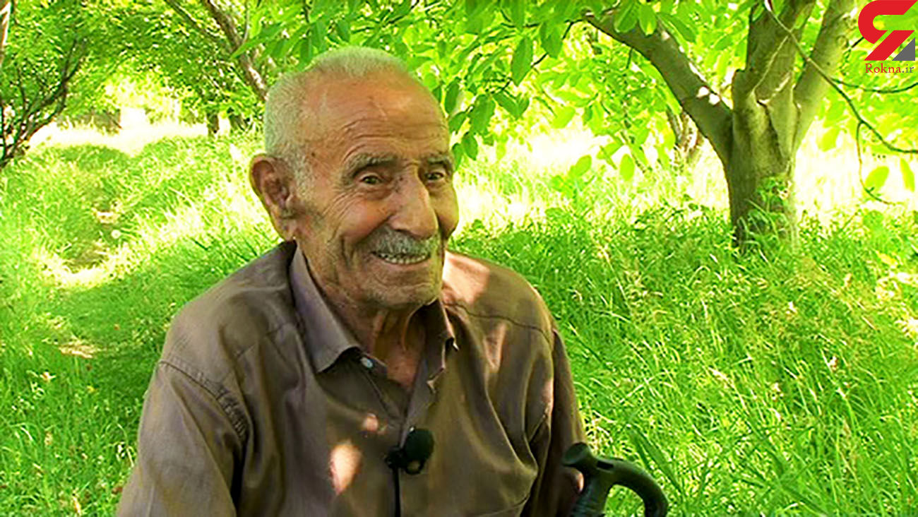 پیرترین مرد ایرانی با ۷۵ نوه فوت کرد + عکس