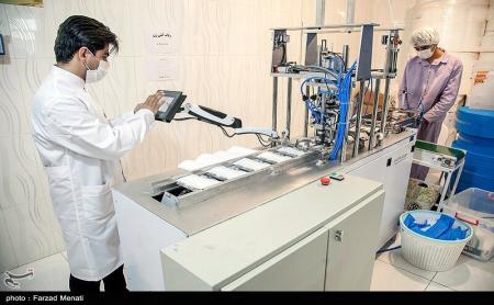  کارگاه تولید ماسک در کرمانشاه+ عکس