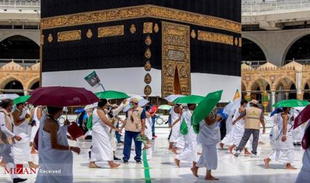 حال و هوای زائران خانه خدا + عکس