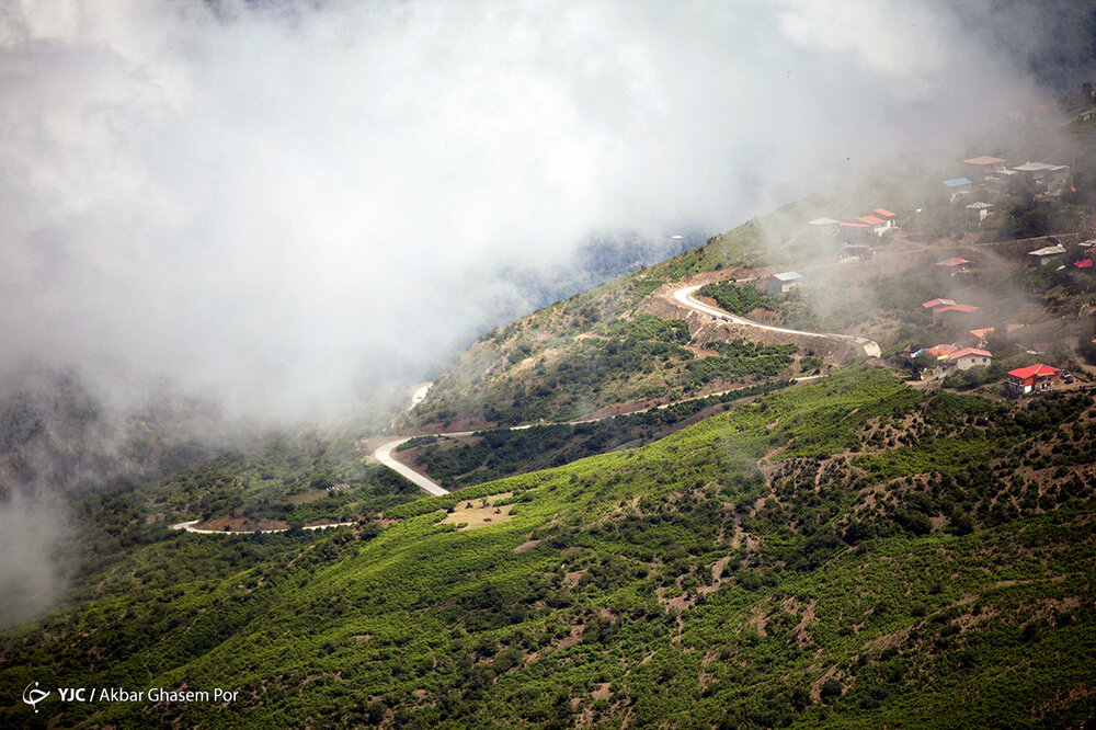 سفر به بالای اقیانوسی از ابر در ۲۰۰ کیلومتری تهران+ عکس
