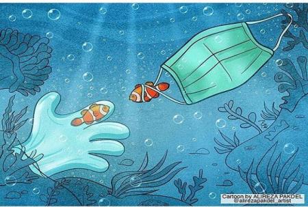 با این ماسک و دستکش چه فاجعه‌ای ساختیم + عکس