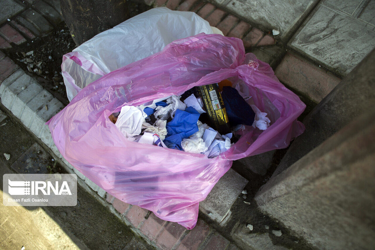 هشدار درمورد زباله کرونایی‌ها در منزل + عکس