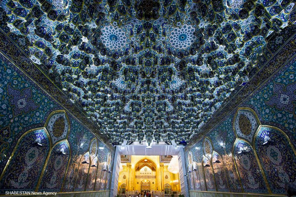 معماری ایوان طلای آستان قدس عباسی + عکس