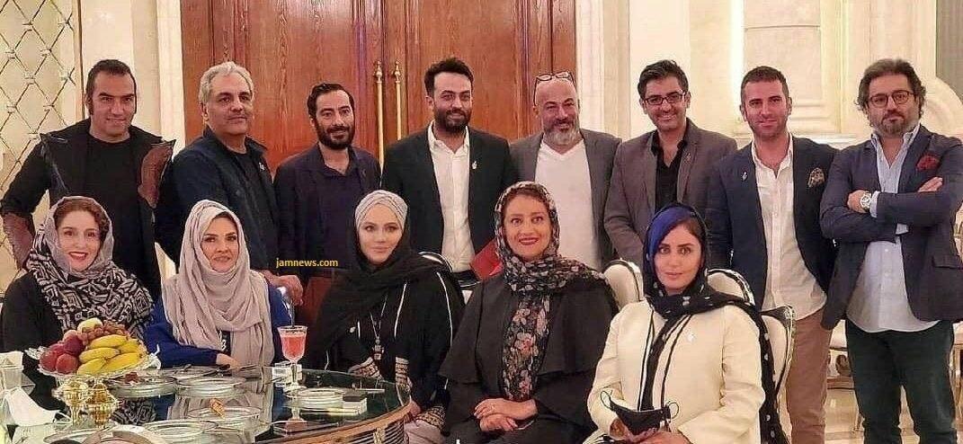  تصویری از عدم رعایت فاصله اجتماعی توسط هنرمندان در جشن حافظ