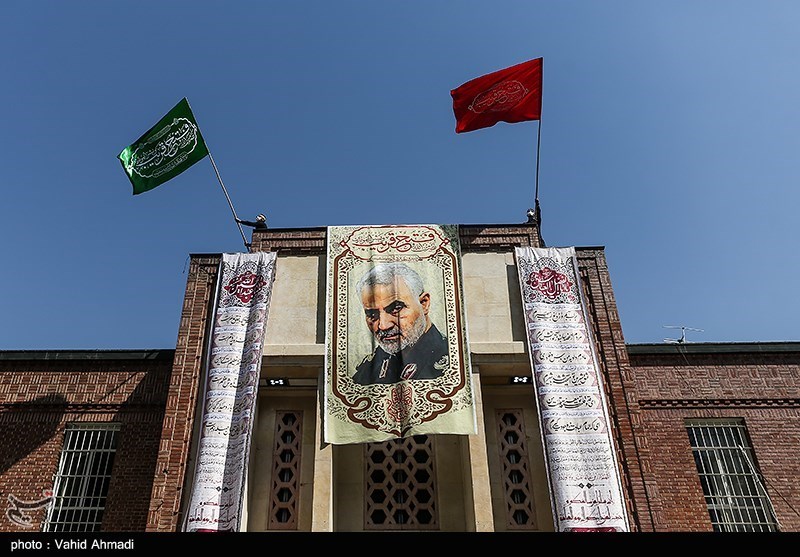 برپایی حسینیه در سفارت سابق آمریکا +‌ عکس