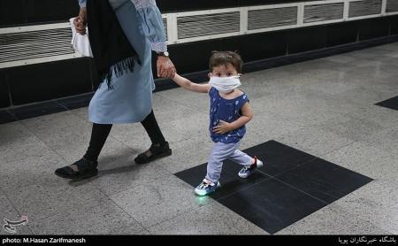 اجباری شدن ماسک در متروی تهران + عکس